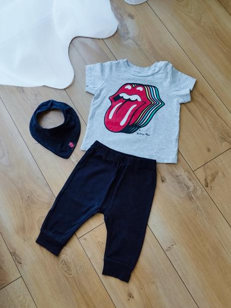 H&m set rolling stones, veľkosť 68, h&m,68