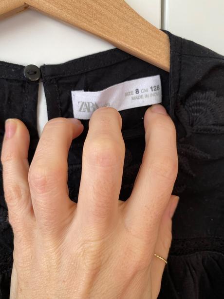 Blúzka s výšivkou, zara,128