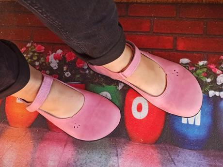 Ručne šité barefoot baleríny, 40