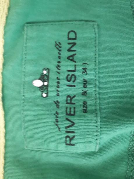 Zelená mikina s kapucňou, river island,34