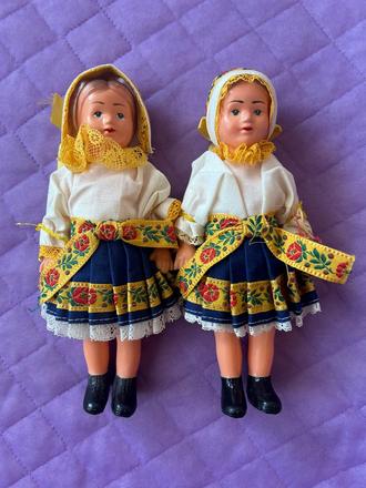 2x retro bábika - cena za obe,