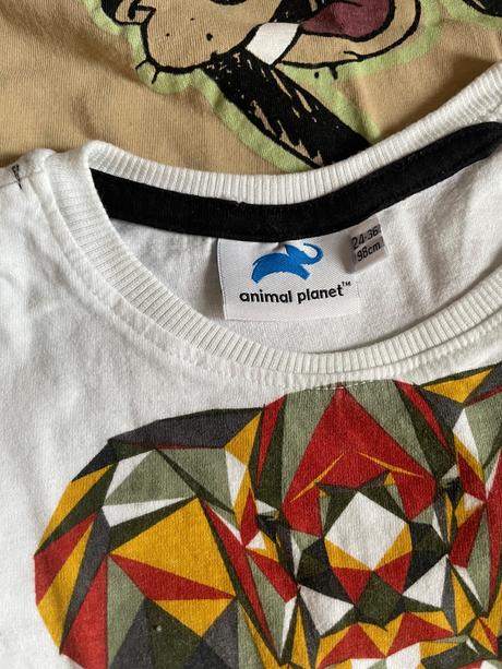 Tričká 7 kusov, lupilu,98