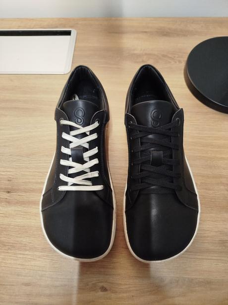 Shapen barefoot tenisky feelin uni black & white, 39