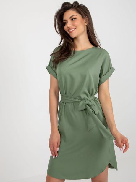 Dámske letné šaty evka khaki, l / m / s / xl