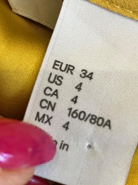 Dámske šaty horčicové h&m (xs), h&m,xs