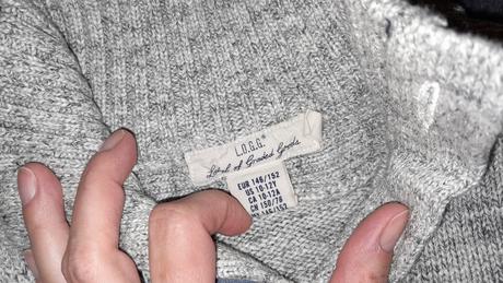 Pulover sveter so stojačikom, h&m,146