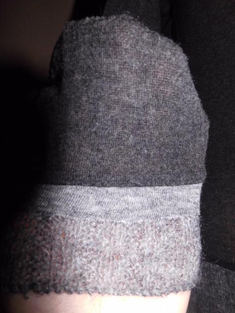 Zaujímavý dlhší pulover, s