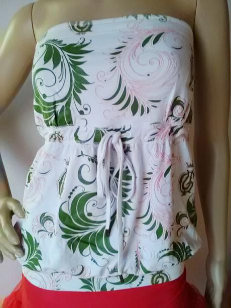 Letný top bez ramienok, g-unit, s