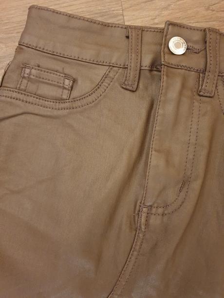 Hnedá koženková sukňa, primark,32