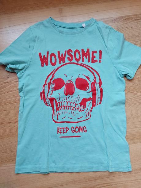 3 tričká, lebky, f&f,134