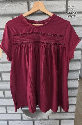 Tricko bordo, bonprix,44