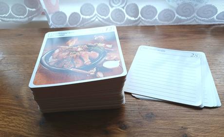 Kartičky s receptami, 