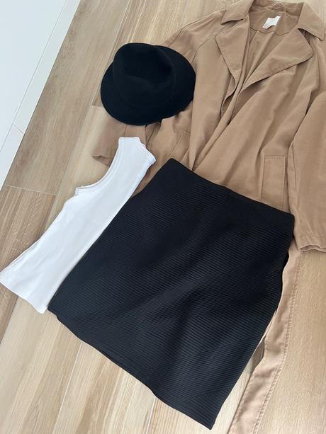 Elastická sukňa, h&m,l