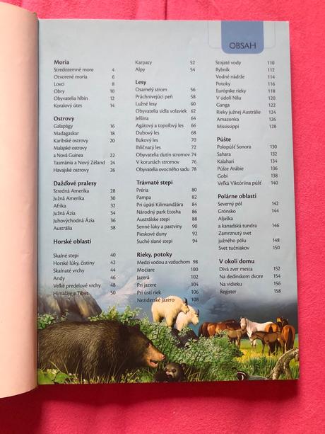 Kniha úžasná príroda,