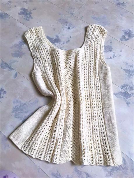 Bavlnené naturálne tielko, l