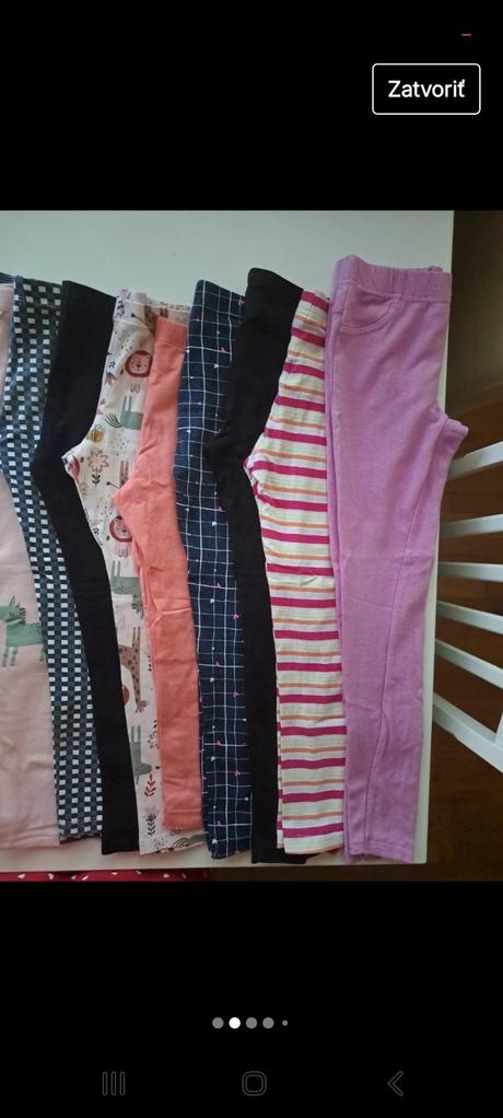 Legíny 17ks 6/7 rokov, h&m,122