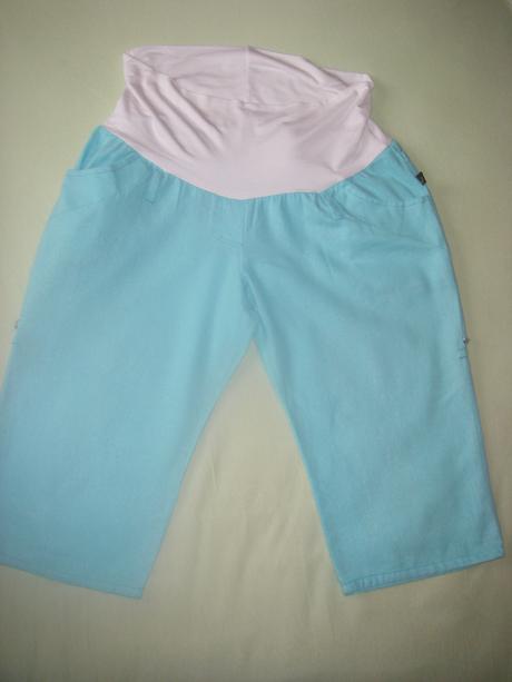 3/4-ťové tehotenské nohavice na leto zn.maderna, 42