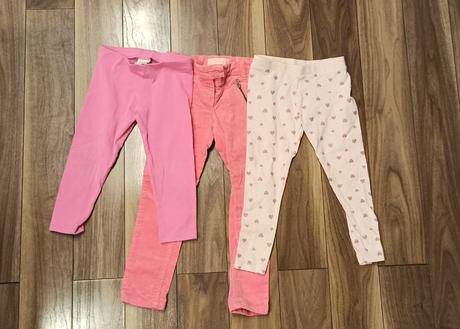 Next nohavice a 2 x legíny veľ.110 cm, next,110