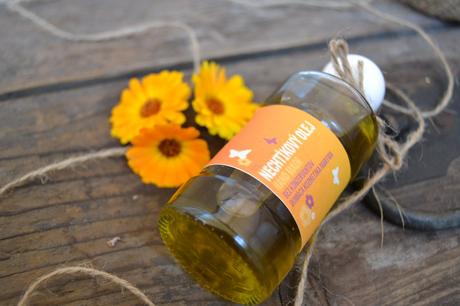 Nechtíkový olej na pokožku,