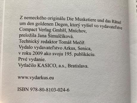 Mušketieri a záhada zlatého kordu (2009),