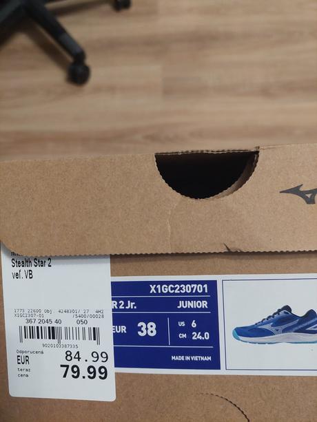 Mizuno halová obuv 38, mizuno,38