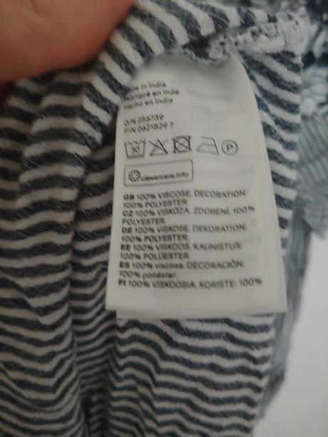 Viskózové letné šaty, h&m,s