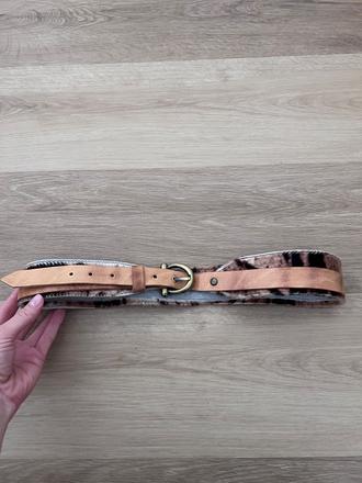 Dámsky kožený opasok, 