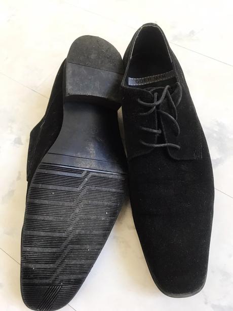 Semišové spoločenské topánky, 42