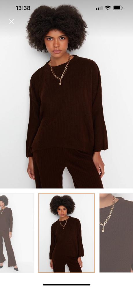 Pletený komplet set, m