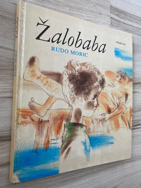 Krásna stará retro kniha žalobaba rudo moric,