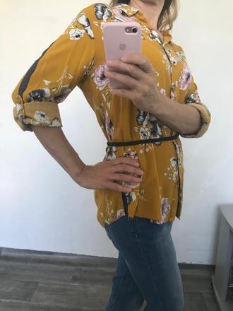 Príjemná ľahká blúzka/košeľa, m