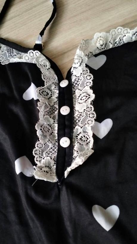 Krátke pyžamo zn.lunar, so srdiečkami, v. m/l, 36 - m