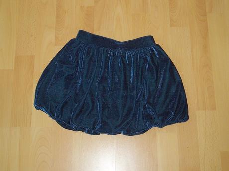 Saténová suknička s trblietkami, c&a,128