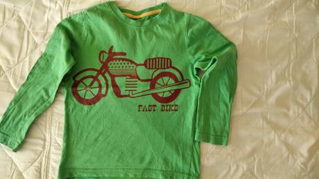 Tričko s dlhým rukávom, motorka, 104
