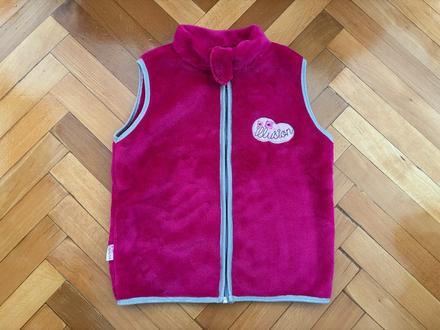 Ružová vestička 110-128, japitex,110