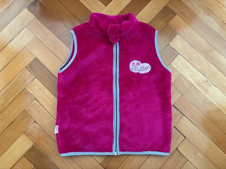 Ružová vestička 110-128, japitex,110