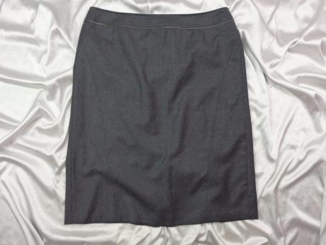 Luxusná elegantná vlnená sukňa, 50