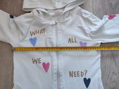 Mikina so srdiečkami, ovs,140