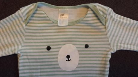 Set macko (body, tepláky/legíny , čiapka), h&m,74