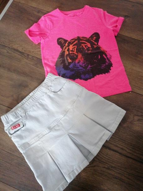 Sukňa +tričko, f&f,128