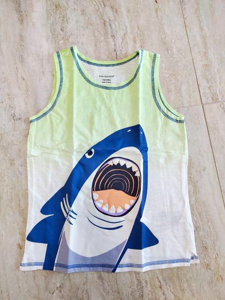 Tielko žralok, primark,128