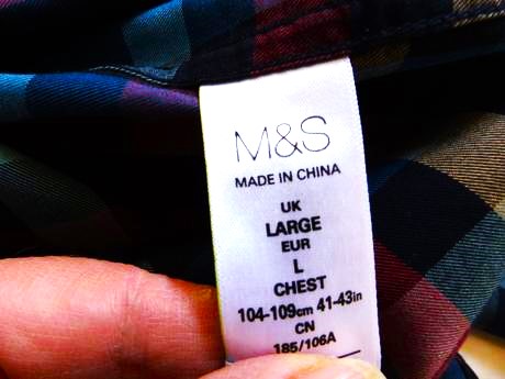 Kockovaná košeľa l/xl, marks & spencer,xl