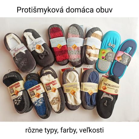 Mokasíny na doma, zateplené, 40 / 41