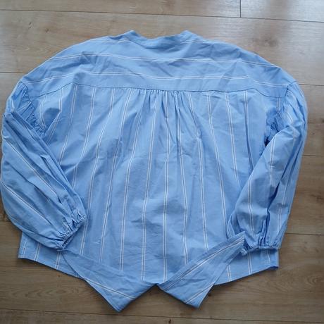 Bledomodrá bavlnená košeľa/blúzka na viazanie, f&f,44