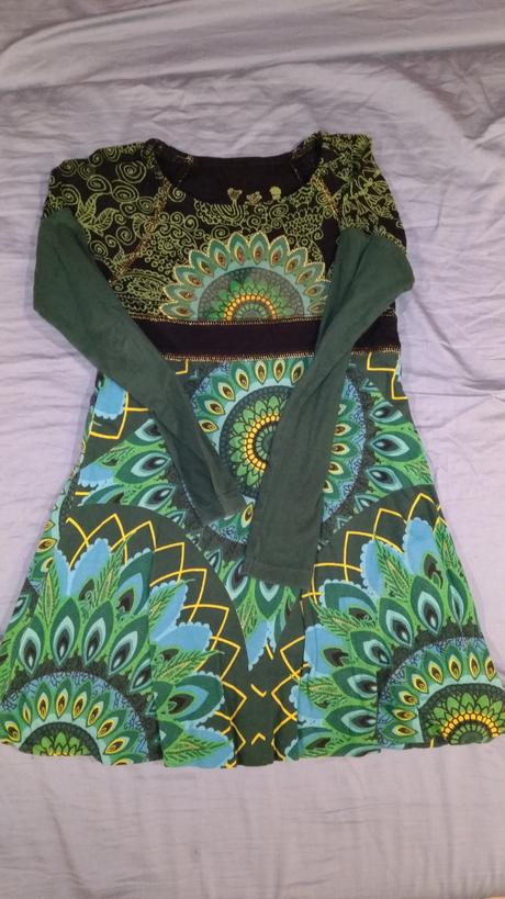 Šaty s dlhým rukavom, desigual 5/6, desigual,122