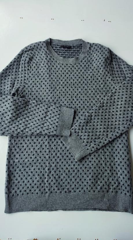 Bodkovaný pulóver, sisley,s