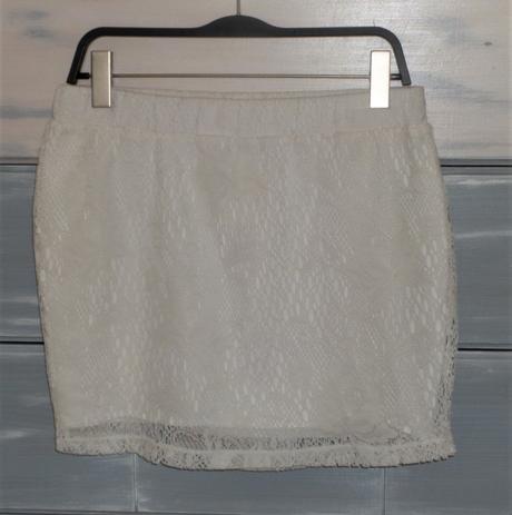 Krajková elastická sukňa, only,l