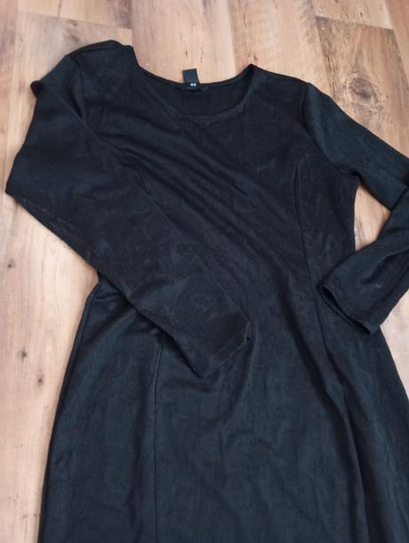 Čierne saty l, h&m,l