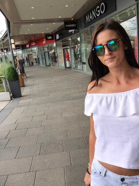 Biely elasticky top, pull&bear,s