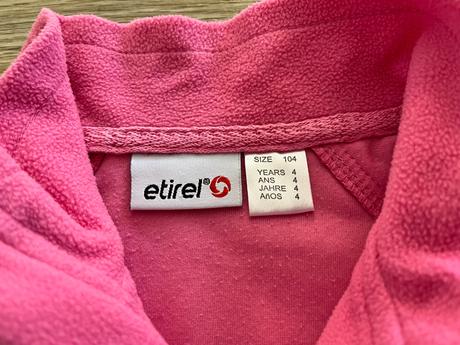 Flísová mikina etirel 4r., etirel,104
